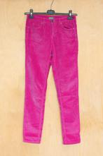 United colors of benetton knal roze rib corduroy broek 34 XS, Benetton, Ophalen of Verzenden, Zo goed als nieuw, Roze