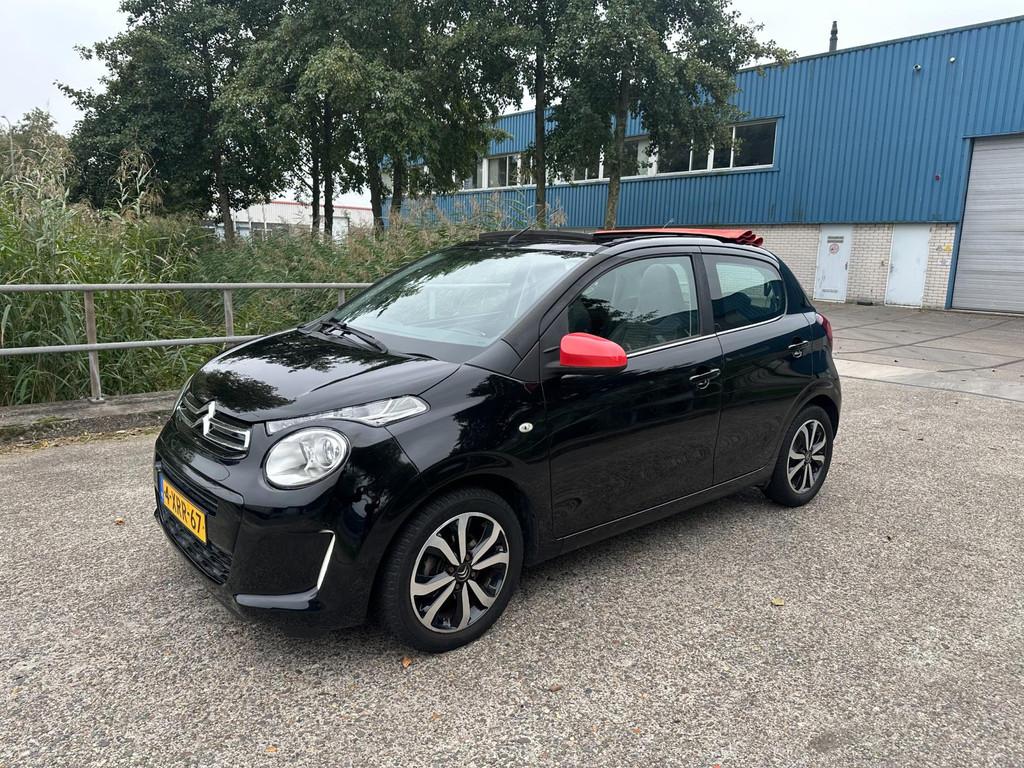 Citroen C1 1.0 VTi Airscape Shine Automaat! Grootscherm! Air, Auto's, Euro 5, Gebruikt, LED verlichting, 4 stoelen