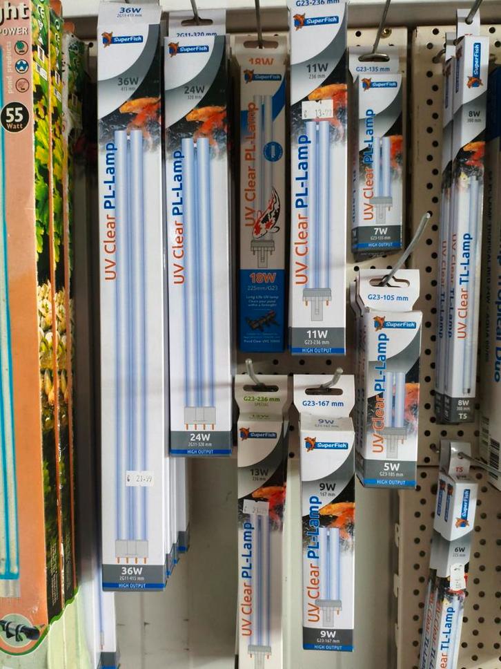 Diverse uv lampen op voorraad, Tuin en Terras, Vijver-toebehoren, Nieuw, Vijververlichting, Ophalen
