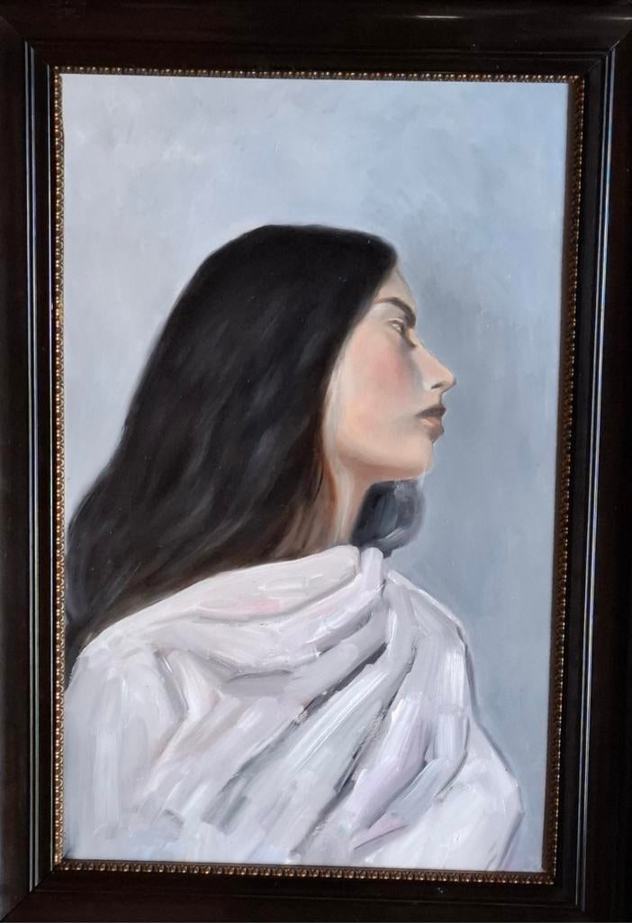 Schilderij ingelijst, Ophalen of Verzenden