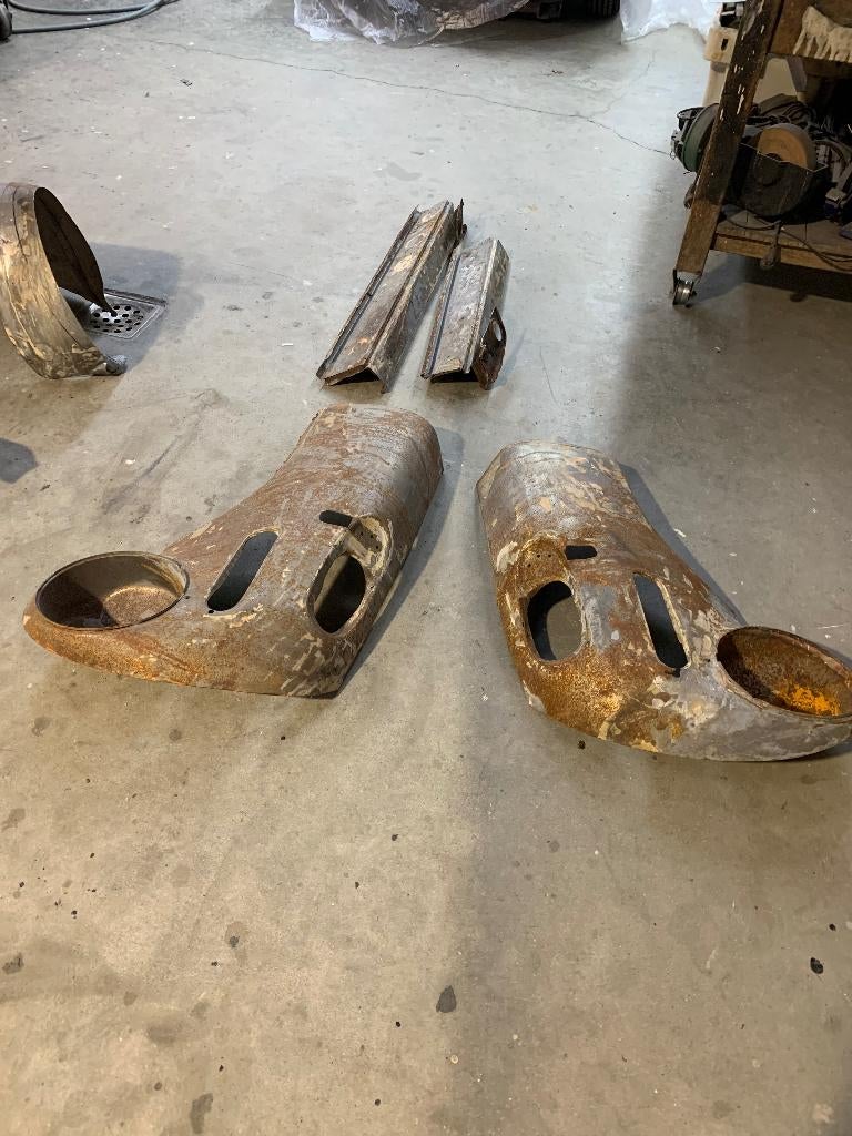 porsche 356 bt6-t5 1962 delen, Auto-onderdelen, Ophalen of Verzenden, Voor, Porsche, Bumper