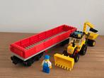 Lego nr. 4543 - Wagon met Graafmachine - Tractor Flatbed, Ophalen of Verzenden, Zo goed als nieuw, Complete set, Lego