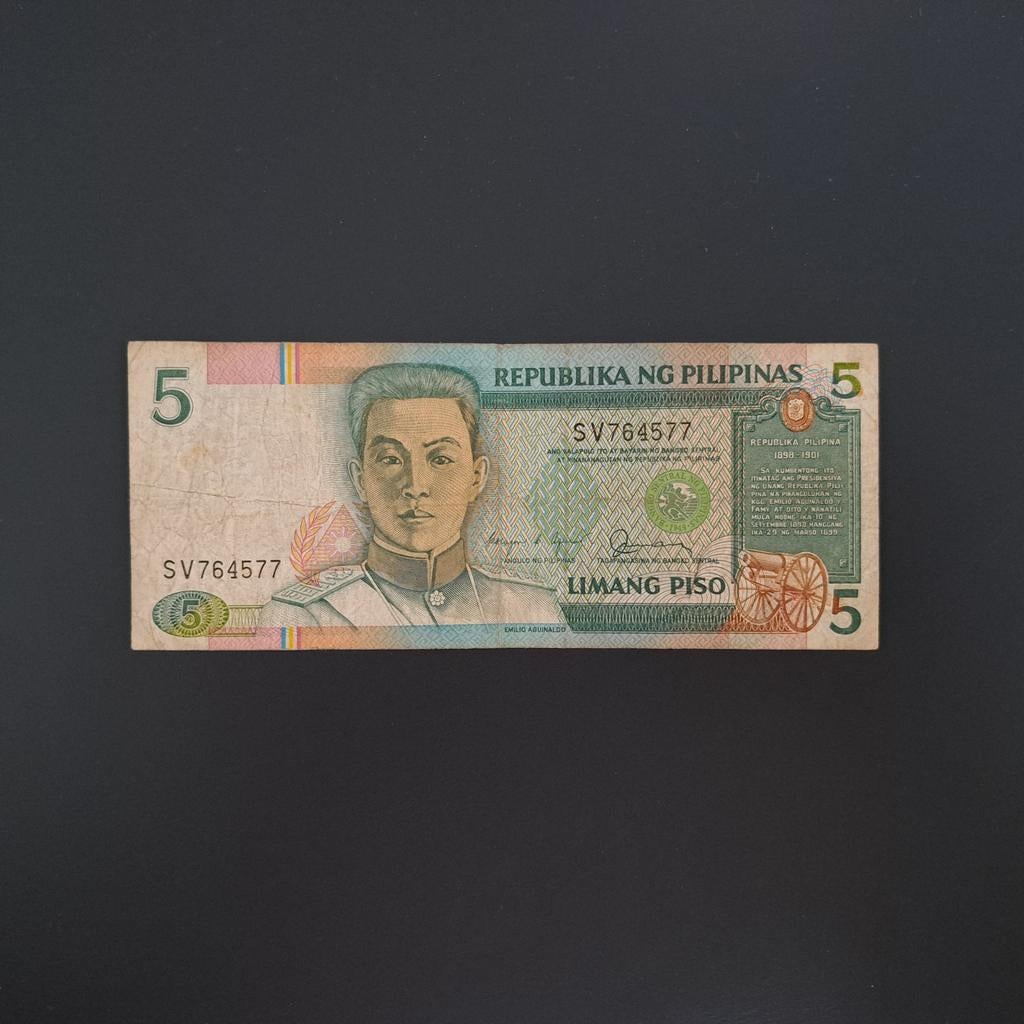 5 piso Filippijnen #002, Verzenden, Los biljet