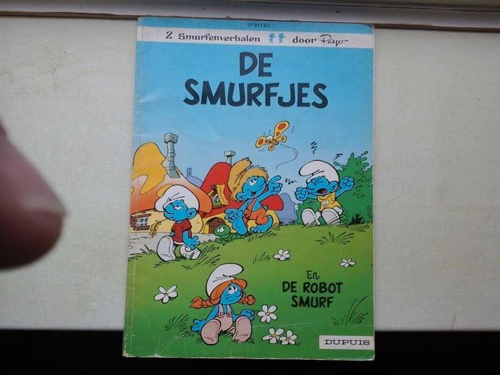 ns3-de smurfen-de ruimtesmurf + de regensmurf, Boeken, Stripboeken, Zo goed als nieuw, Eén stripboek, Ophalen of Verzenden