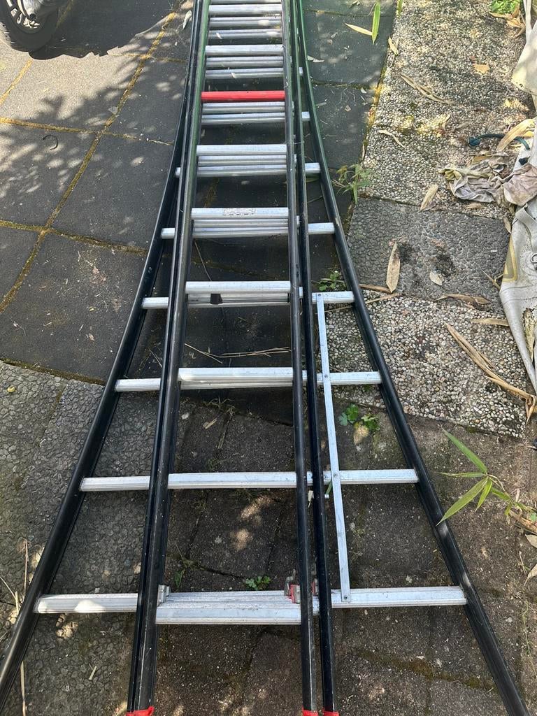3 delige trap, Doe-het-zelf en Verbouw, Ladders en Trappen, Ophalen of Verzenden, 4 meter of meer