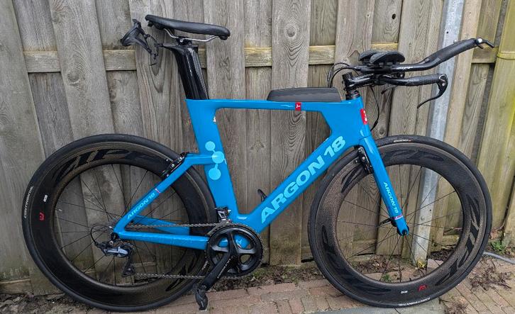 Argon 18 E117 triathlon fiets, maat L, Fietsen en Brommers, Fietsen | Racefietsen, Gebruikt, Heren, Overige merken, Meer dan 20 versnellingen
