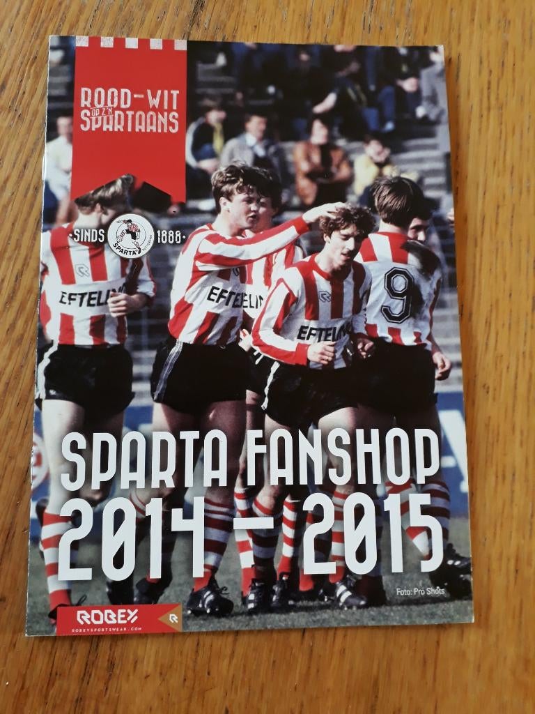 Sparta fanshop boekje 2014-2015, Boeken, Ophalen of Verzenden, Zo goed als nieuw