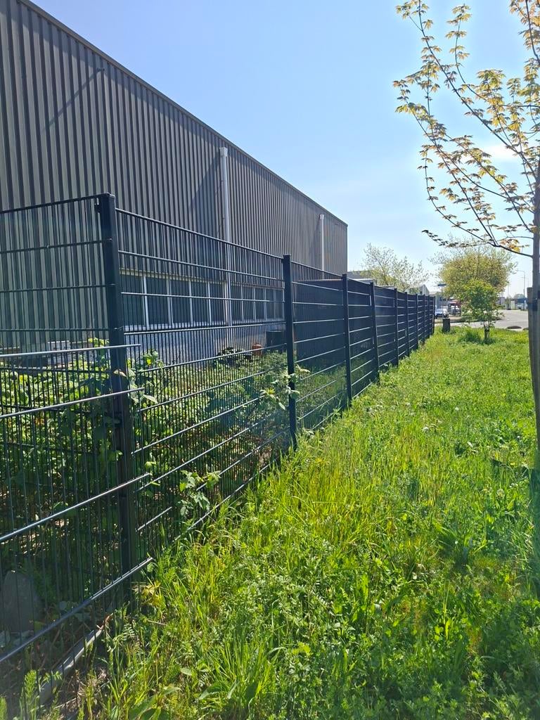 Hekwerken te koop, Tuin en Terras, Tuinhekken en Hekwerk, Ophalen, IJzer, Dubbelstaafmat hekwerk