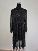 J424 - Zwarte doorzichtige Guts & Gusto jurk maat S (1), Kleding | Dames, Jurken, Maat 38/40 (M), Zwart, Ophalen of Verzenden