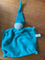 Blauw difrax knuffeldoekje met mutsje, Ophalen of Verzenden, Gebruikt, Overige typen