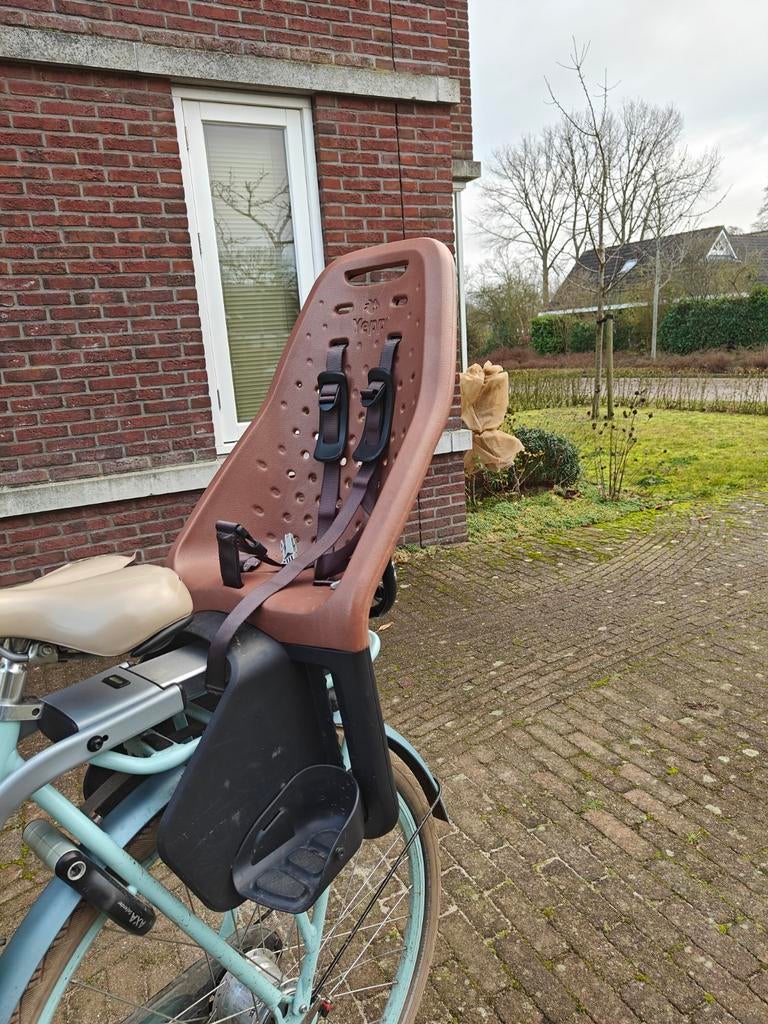 Yepp Fietsstoeltje Achterzitje Bruin, Achterzitje, Yepp, Ophalen, 15 t/m 25 kg