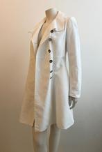 Pauw witte linnen katoenen zomer jas maat 40, Kleding | Dames, Ophalen of Verzenden, Zo goed als nieuw, Maat 38/40 (M), Wit