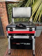 Albatros viskist, zitkist, viskoffer met rugleuning., Ophalen of Verzenden, Gebruikt, Overige typen