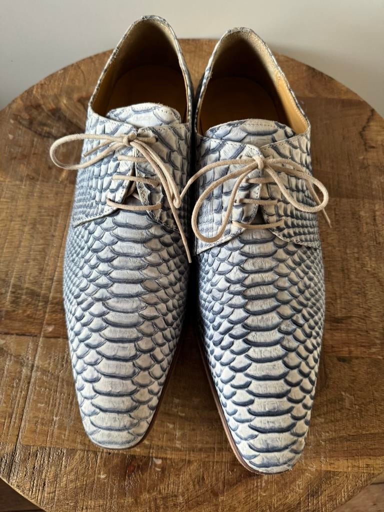 *Paulo Bellini* Zeer nette Veterschoenen mt 44 Als Nieuw!, Zo goed als nieuw, Veterschoenen, Verzenden, Blauw