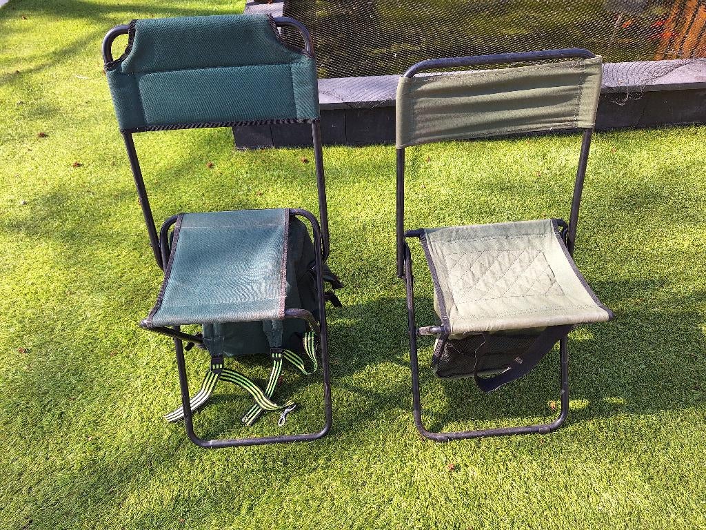 gratis twee klapstoeltjes met opberg tas., Ophalen, Gebruikt, Koffer of Tas