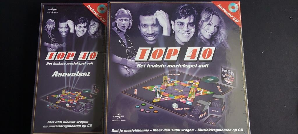 Muziek spel TOP 40+ aanvulset. Beide nog dicht geseald., Ophalen of Verzenden, Nieuw