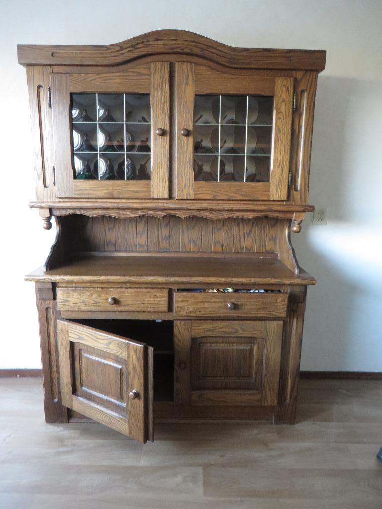 Buffetkast, Huis en Inrichting, Kasten | Buffetkasten, Ophalen, Met plank(en), Glas, Gebruikt