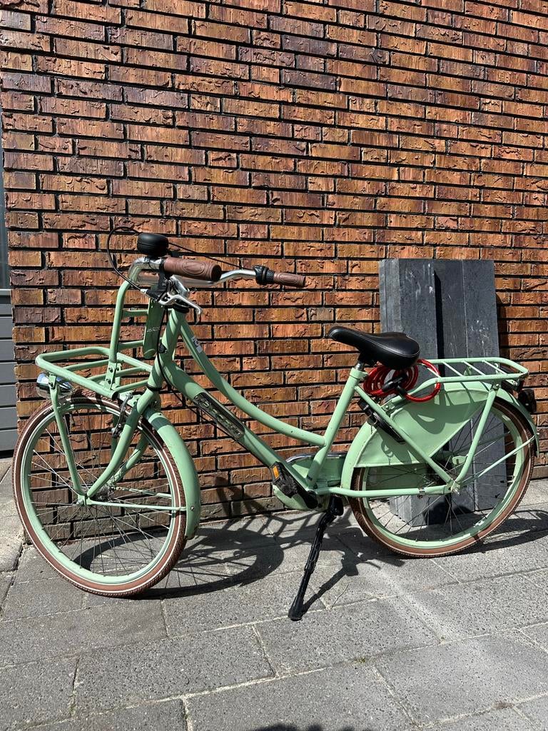 Meiden fiets met voordrager van het merk Popal, Fietsen en Brommers, Fietsen | Meisjes, Ophalen, Zo goed als nieuw, 26 inch of meer