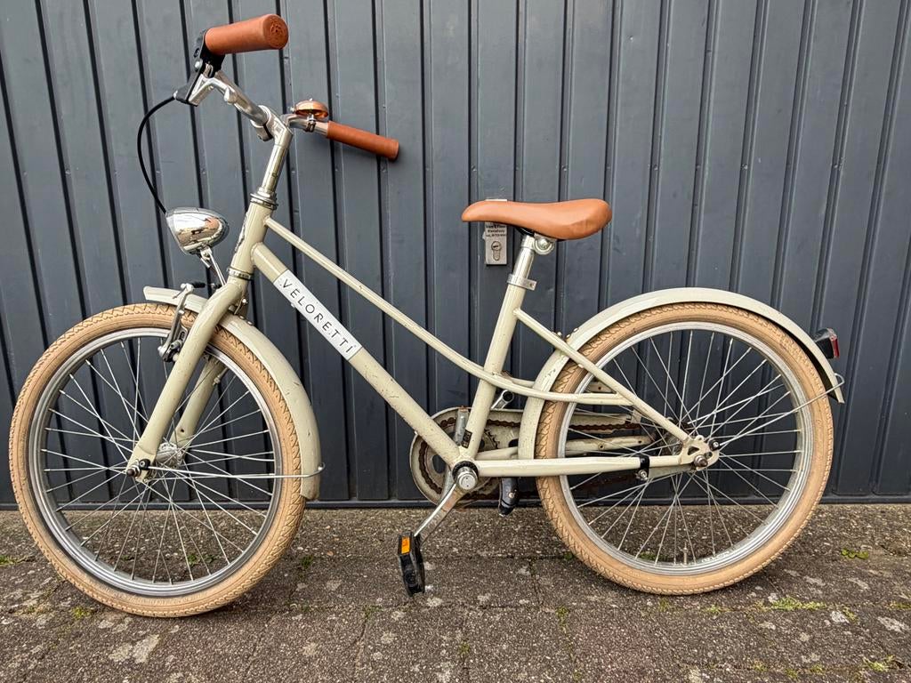 Veloretti Junior Kinderfiets 20 inch - Crème, Fietsen en Brommers, Fietsen | Kinderfietsjes, Gebruikt, 20 inch of meer, Ophalen of Verzenden