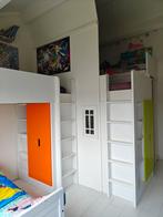 2 IKEA SMÅSTAD hoogslapers met opbergruimte, Ophalen, Gebruikt, Eenpersoons, 200 cm