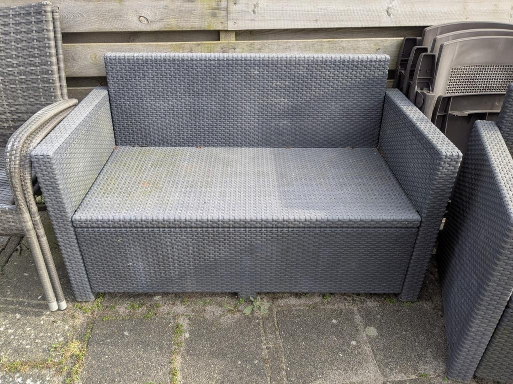 Gebruikte tuinset TEAB, Ophalen, 4 zitplaatsen, Kunststof, Gebruikt