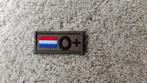 Bloedgroep embleem 0+ KCT Mariniers Landmacht evt airsoft, Verzamelen, Ophalen of Verzenden, Landmacht, Nederland, Embleem of Badge