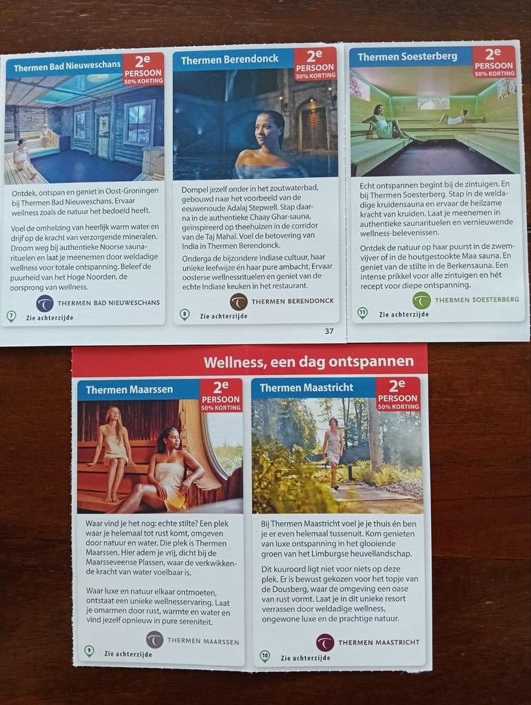 Sauna Thermen, Tickets en Kaartjes, Kortingen en Cadeaubonnen