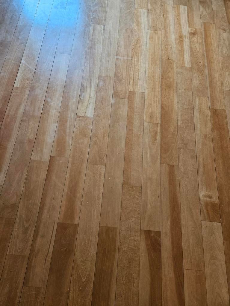 Guatambo massief houten vloer - tropisch hardhout ca 35 a 40, Ophalen, Gebruikt, Vloerdelen of -planken, 10 m² of meer