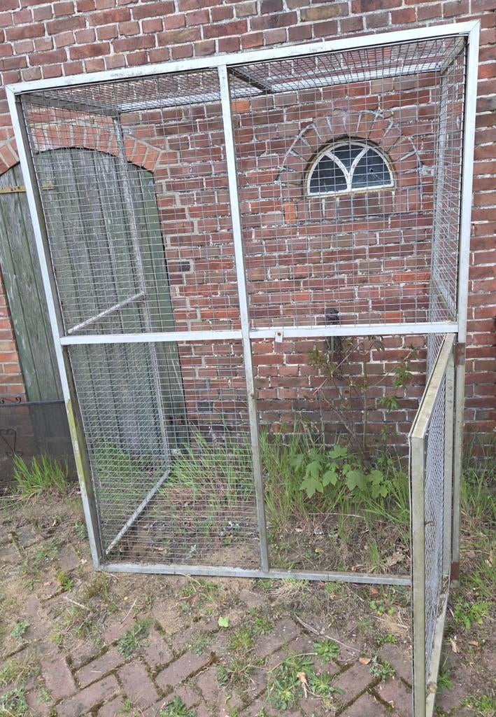 Kooi voor vogels of knaagdieren, Dieren en Toebehoren, Vogels | Hokken en Kooien, Ophalen, Gebruikt, Metaal, Overige typen