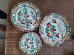 Complete set borden Chinees porselein Famille Rose, Ophalen of Verzenden