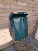 Groene kunststof brievenbus, Tuin en Terras, Brievenbussen, Ophalen, Gebruikt, Kunststof