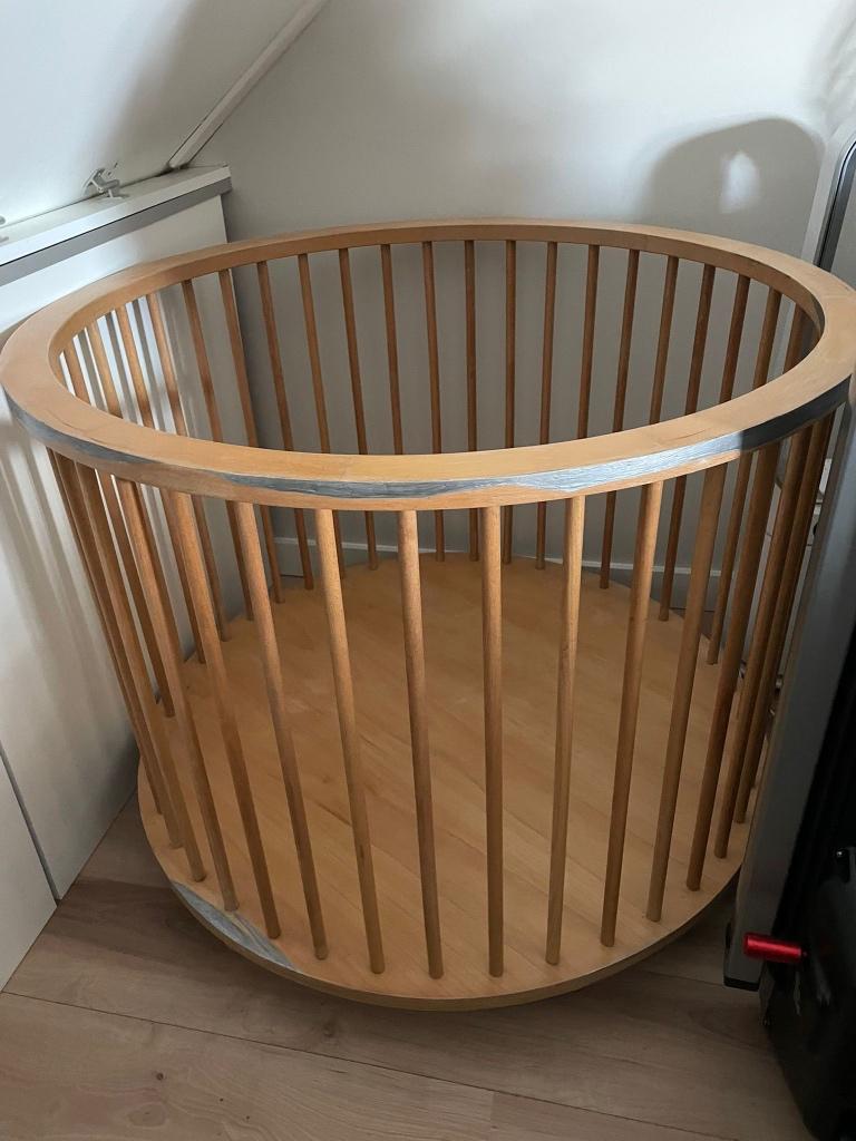 Ronde box, Kinderen en Baby's, Boxen, Ophalen, Gebruikt, Rond, Wieltjes