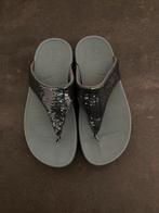Slippers Fitflop grijs zilver 37., Slippers, Ophalen of Verzenden, Zo goed als nieuw, Grijs