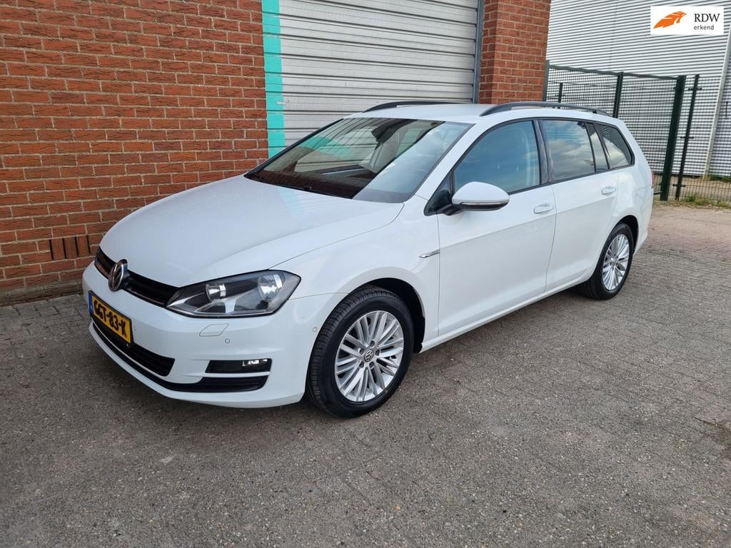Volkswagen Golf Variant 1.2 TSI Comfortline automaat Bj:2014, Euro 5, Gebruikt, 4 cilinders, Wit