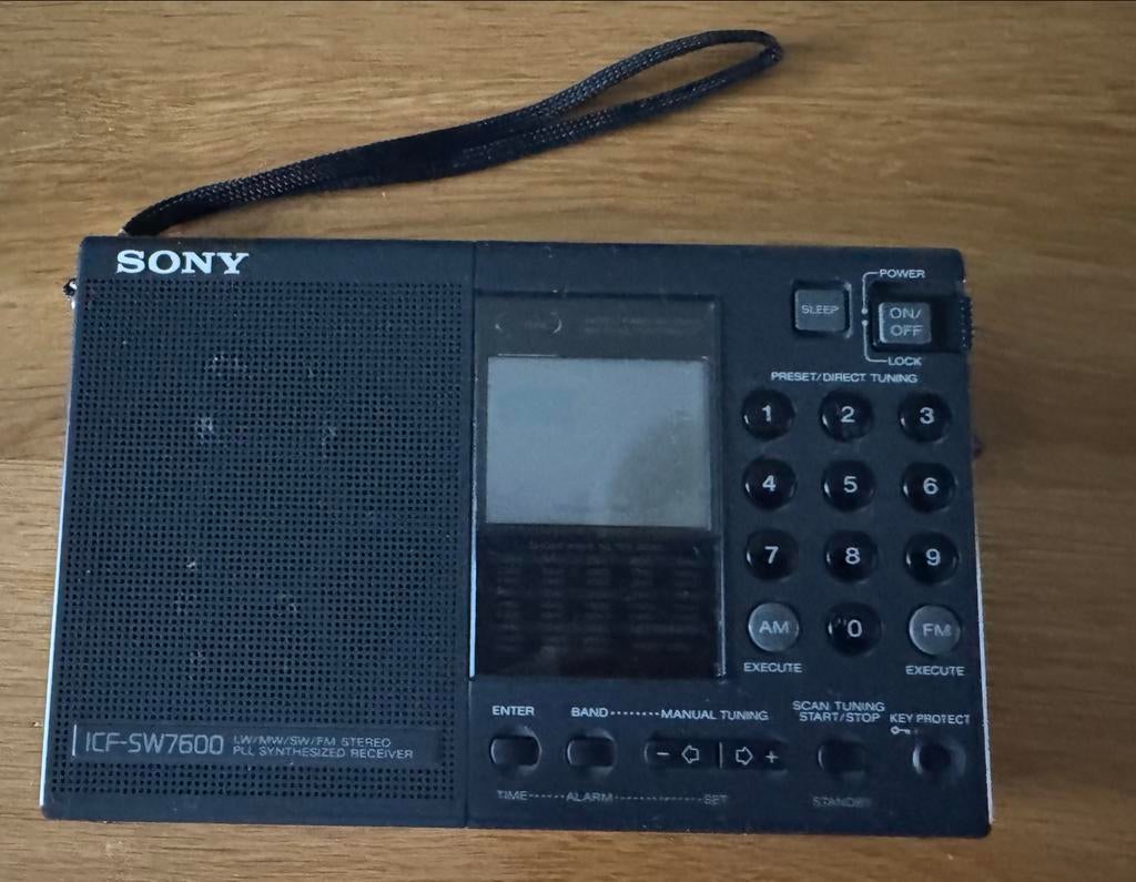 Sony ICF-SW7600 Wereldontvanger, Audio, Tv en Foto, Radio's, Gebruikt, Wereldontvanger, Ophalen of Verzenden
