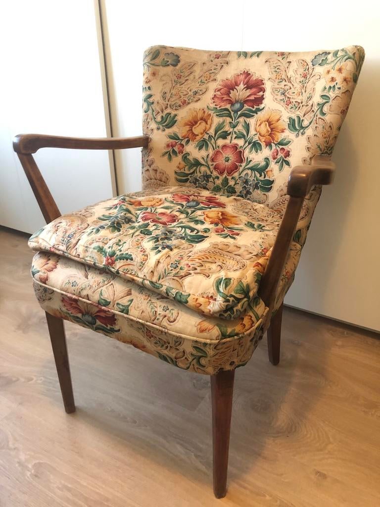 Vintage cocktail stoel, Ophalen of Verzenden