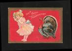 Prachtige THANKSGIVING ansicht met relief D10-4, Verzenden, Voor 1920, Gelopen, Overige thema's
