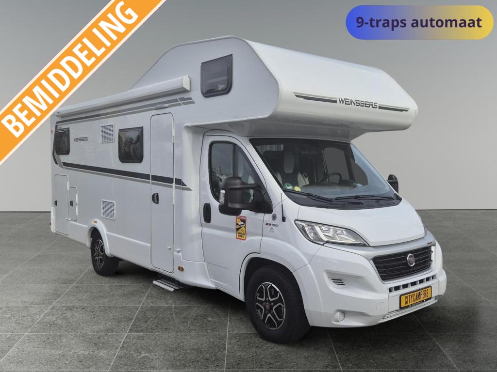 Weinsberg CaraHome 700 DG Automaat-160PK-Nieuwstaat!, Caravans en Kamperen, Automaat, Weinsberg, Alkoof, Fiat