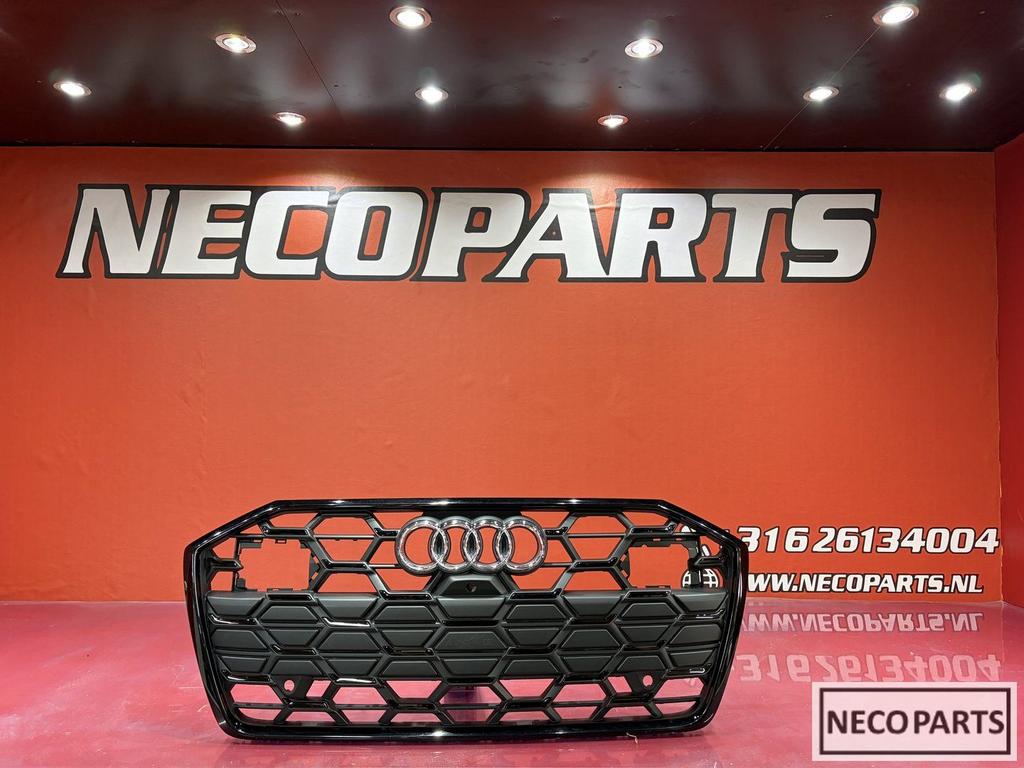 AUDI A6 C8 4K S-LINE S6 GRILLE GRILL 4K0853651T ORIGINEEL, Gebruikt, -, -, Achter