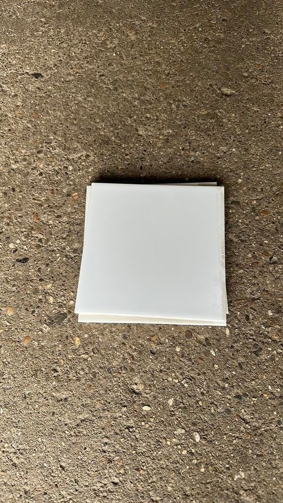 Gratis 90 stuks witte tegels 15 x 15, Doe-het-zelf en Verbouw, Tegels, Ophalen, Nieuw, Minder dan 20 cm, Minder dan 5 m²