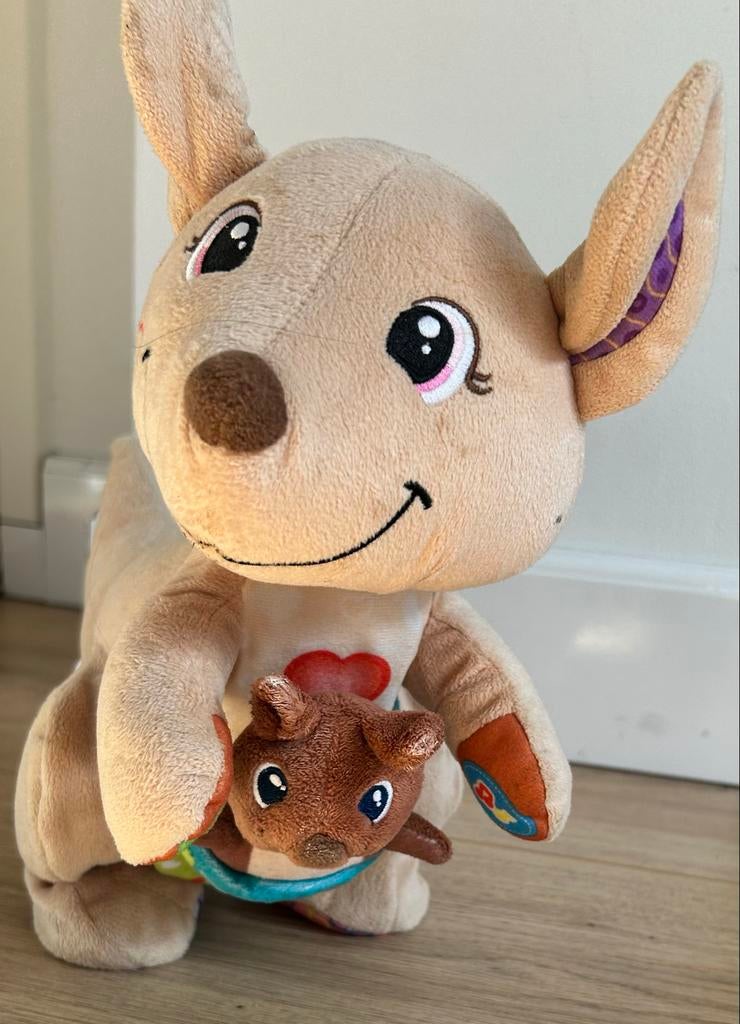 VTech Baby Spring & Speel Kangoeroe, Ophalen, Zo goed als nieuw, Overige typen, Met geluid
