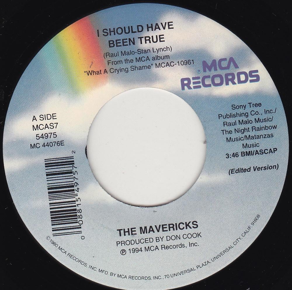 The Mavericks - I Should Have Been True 7", Cd's en Dvd's, Vinyl Singles, 7 inch, Single, Ophalen of Verzenden, Pop