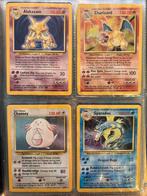Pokemon kaarten base set met Charizard, Ophalen of Verzenden, Zo goed als nieuw, Meerdere kaarten