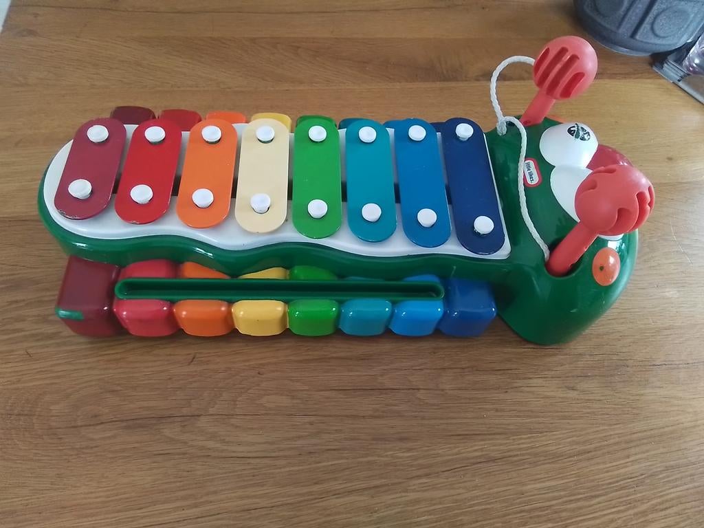 Little Tikes Rups Xylofoon en Piano, Ophalen of Verzenden, Gebruikt, Overige typen, Met geluid