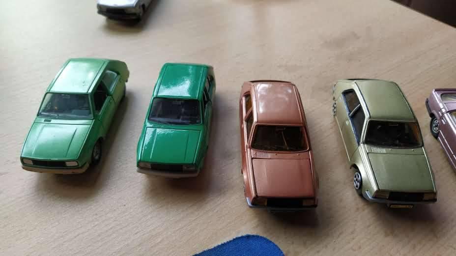 4 x RENAULT 14 (tl), PILEN, NOREV, SOLIDO, MINT !!, Ophalen of Verzenden, Zo goed als nieuw, Auto, Norev
