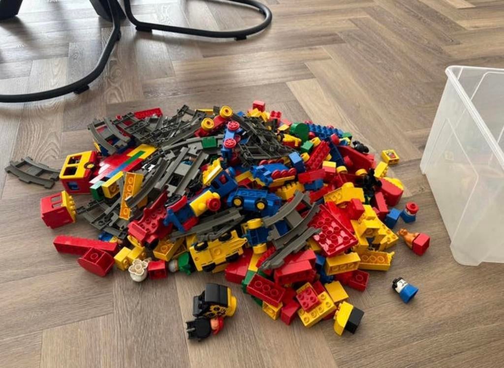Lego duplo grote berg incl trein, Ophalen, Zo goed als nieuw