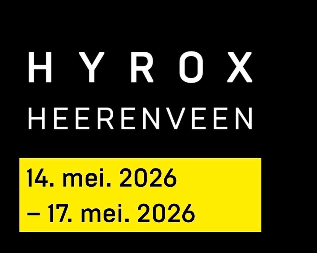 HYROX Heerenveen – Men Open (Zaterdag, 16 Mei), Eén persoon, Mei