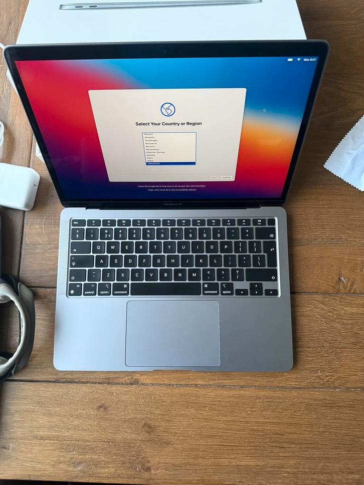 MacBook Air 2021 M1 - Perfecte staat!, Computers en Software, Apple Macbooks, Zo goed als nieuw, MacBook Air, 13 inch, Onbekend