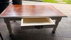 Salontafel met lade, Ophalen, Gebruikt, 100 tot 150 cm, 50 tot 100 cm