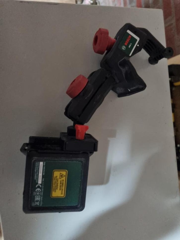 Bosch Quigo laser waterpas met statief, Doe-het-zelf en Verbouw, Meetapparatuur, Gebruikt, Overige meters, Ophalen of Verzenden